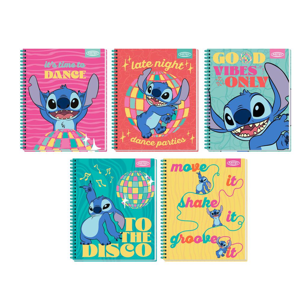 Pack 10 Cuadernos Diseño Divertido Colores 100 Hojas Escolar image number 0.0