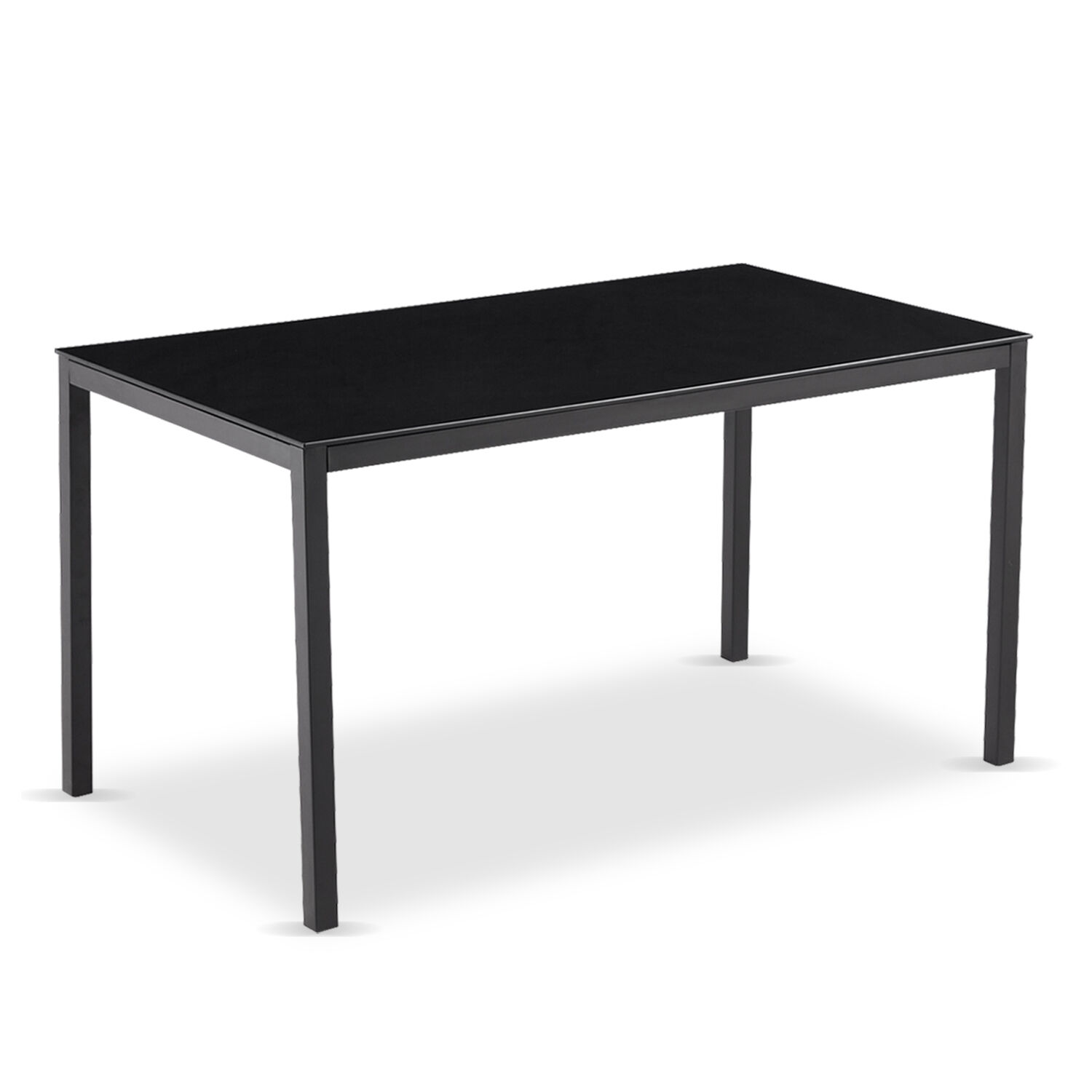 Mesa De Comedor Vidrio Negro 120x80x75cm image number 0.0