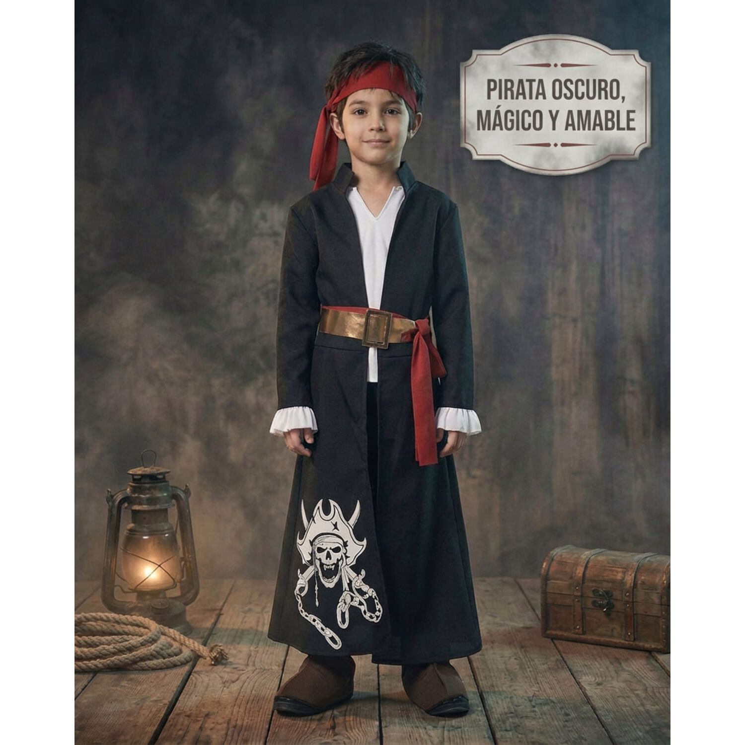 Disfraz Cosplay Pirata Corsario Piratas Infantiles Todos Ni&ntilde;o image number 31.0