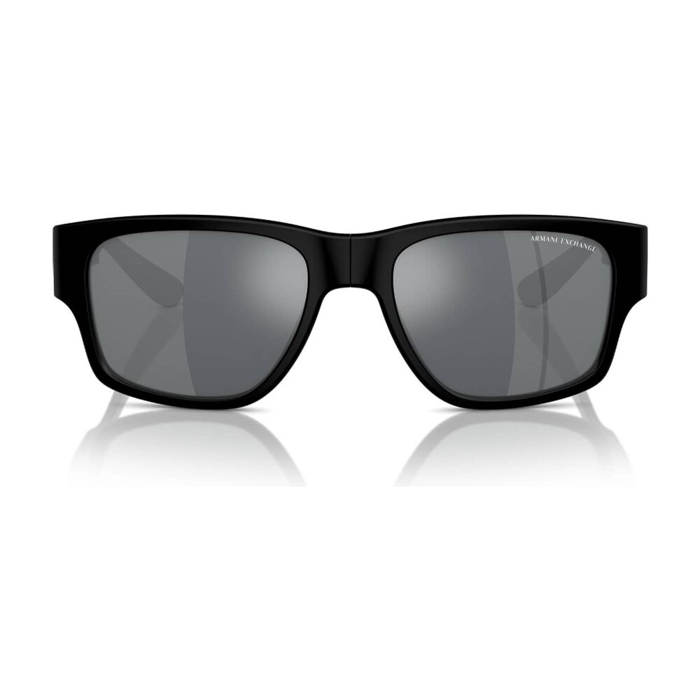 Lentes De Sol Negro Mate Espejados Armani Exchange image number 0.0