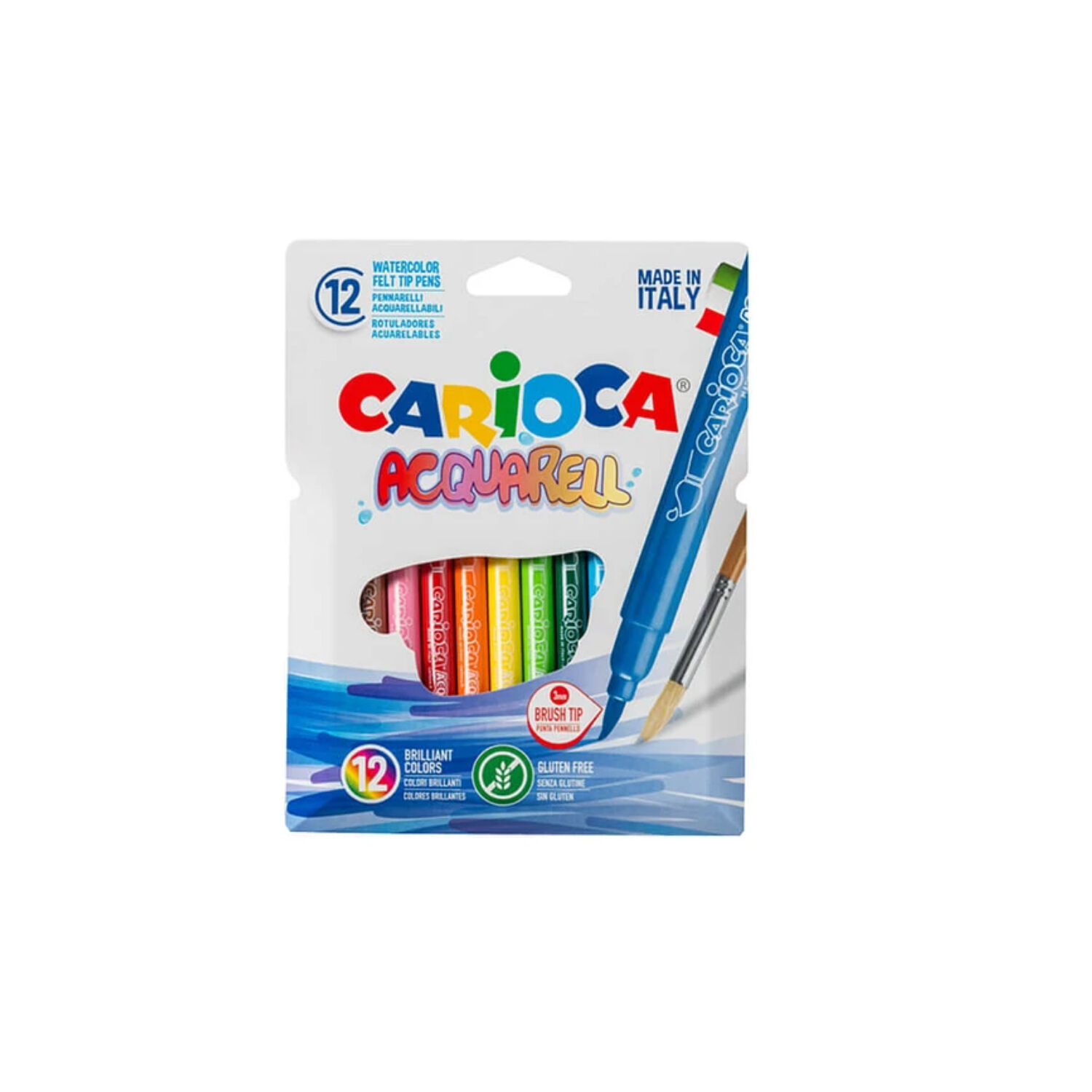 Plumones Caja 12 Colores Carioca Acquarell - Ps image number 0.0