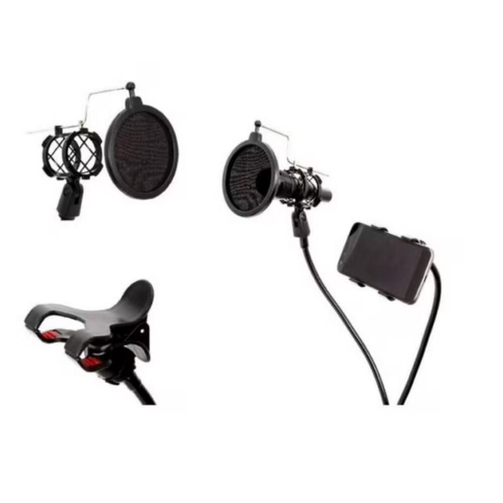 Kit De Grabacion Para Telefono Y Microfono Negro image number 4.0