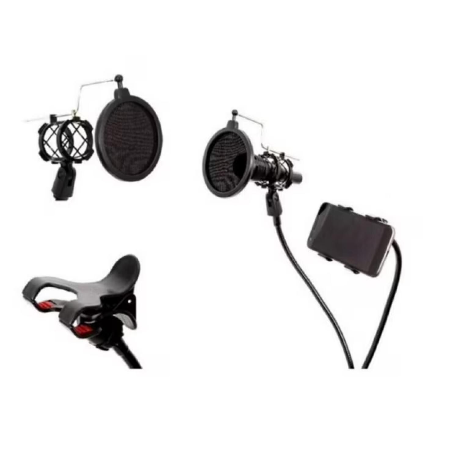Kit De Grabacion Para Telefono Y Microfono Negro image number 4.0