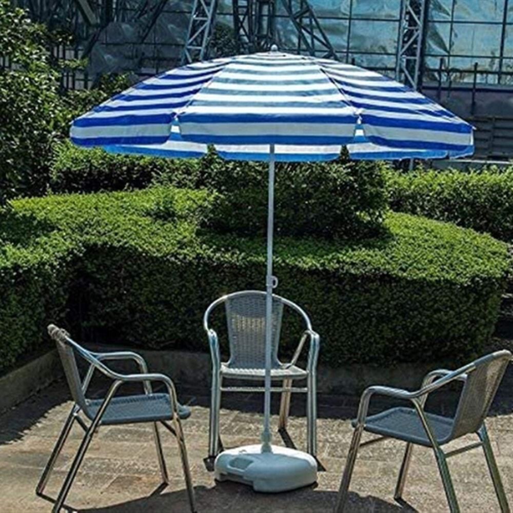 Quitasol Sombrilla De Playa Terrazas Exterior 1.8m Con Base image number 2.0