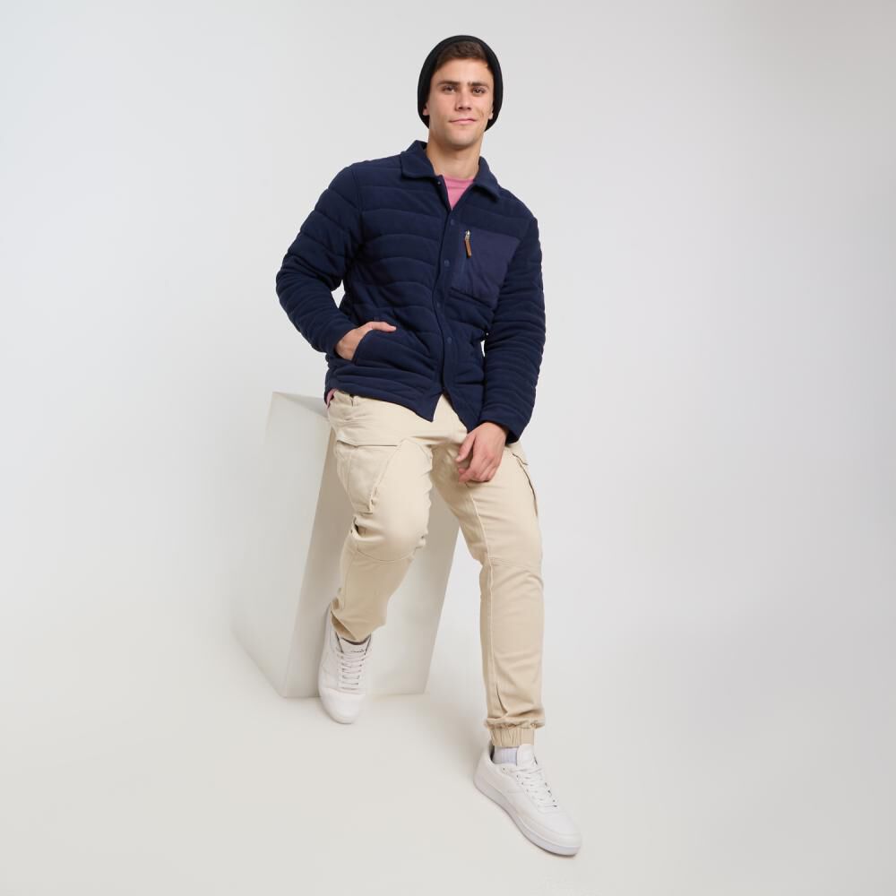 Chaqueta Lisa Slim Cuello Camisero Hombre Ocean Pacific image number 1.0