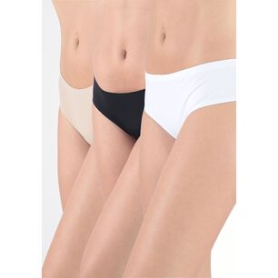 Pack 3x Pantaleta Microfibra P314200-bla Kayser