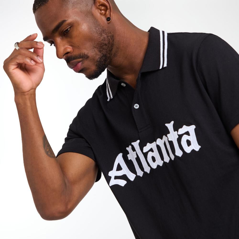 Polera Estampada Manga Corta Cuello Polo Hombre Rolly Go image number 4.0