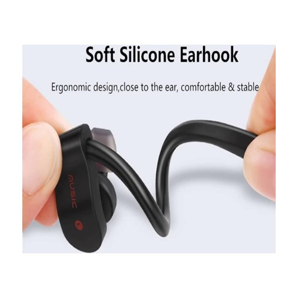 Aud&iacute;fonos Bluetooth Auriculares Inalambrico Gancho Recargable Gamer Manos Libres Y Cable (negros) image number 5.0