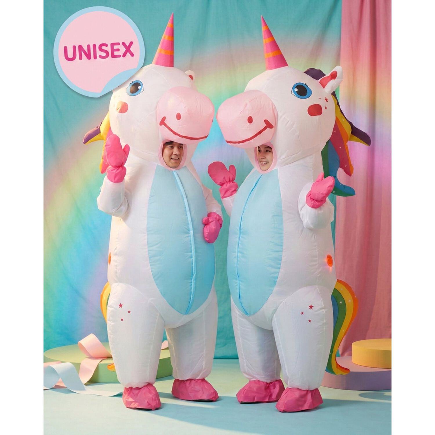 Disfraz Inflable Unicornio Adulto image number 4.0