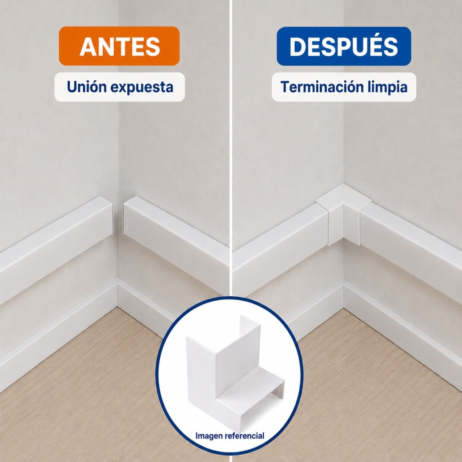 Angulo Interior Canaleta 40&times;16 Mm Pack 4un image number 3.0