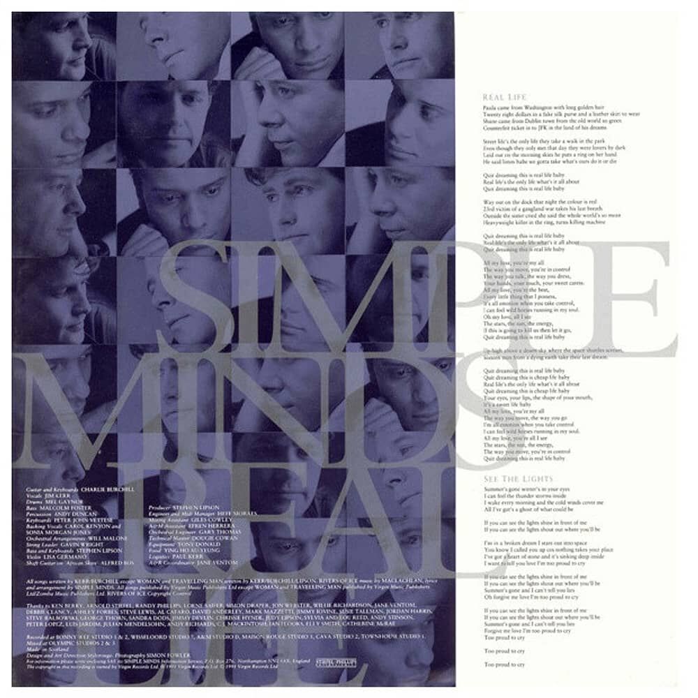 Simple Minds - Real Life | Vinilo Usado image number 4.0