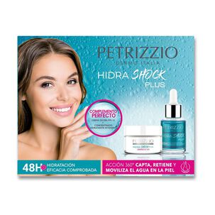 Tratamiento Hidratante Crema Día + Serum Concentrado Hidrashock Plus Petrizzio
