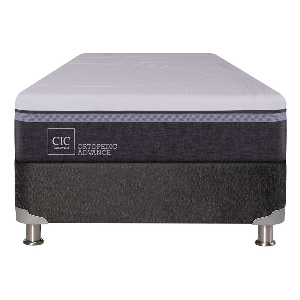 Box Spring Cic Ortopedic Advance B5 / 1.5 Plazas / Base Normal image number 1.0