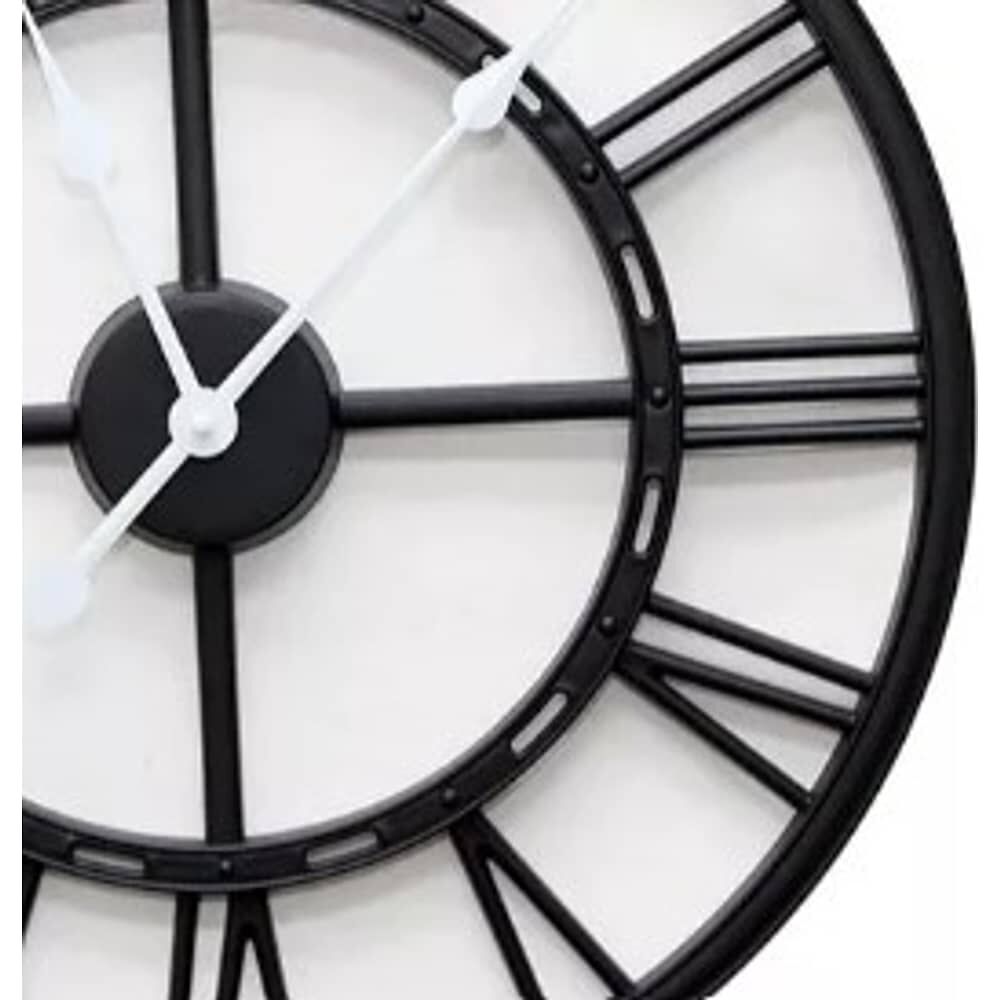 Reloj De Pared 50 Cm. Negro image number 2.0