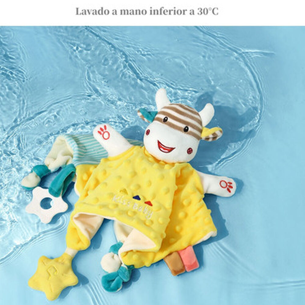 Peluche De Apego Sensorial Algodón Elefante Lubabycas image number 9.0