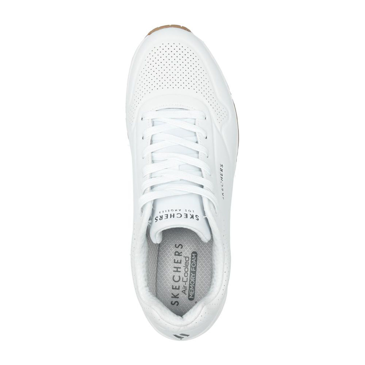 Zapatilla Running Hombre Skechers 52458-Wht image number 3.0
