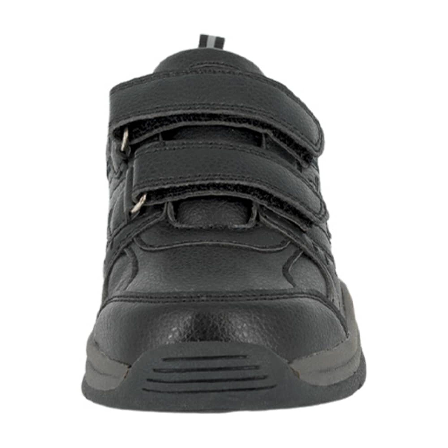 Zapatilla Escolar De Cuero Calar Negro Uns image number 2.0