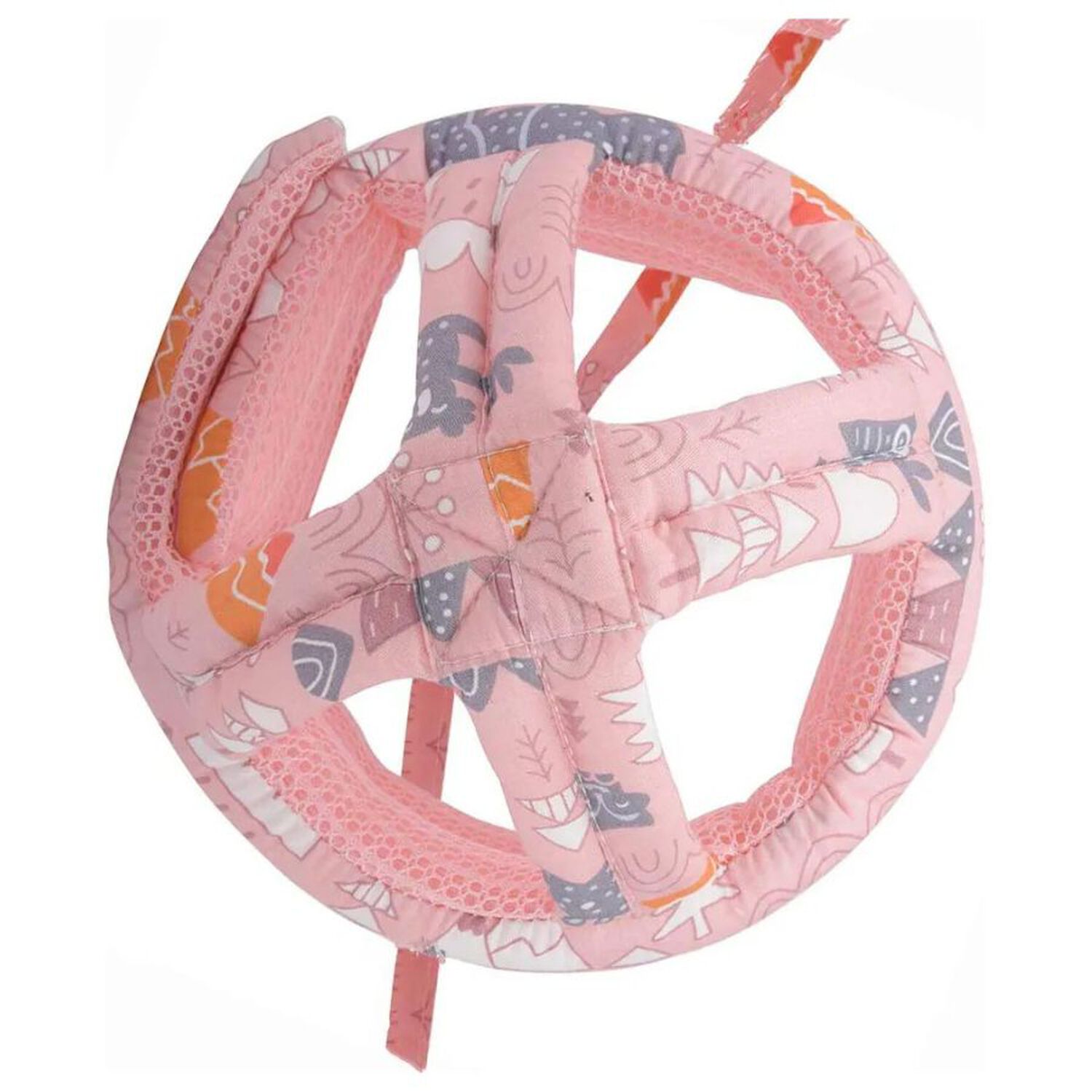 Casco Protector Bebe Antigolpes Gatear Seguridad Infantil Rosa image number 3.0