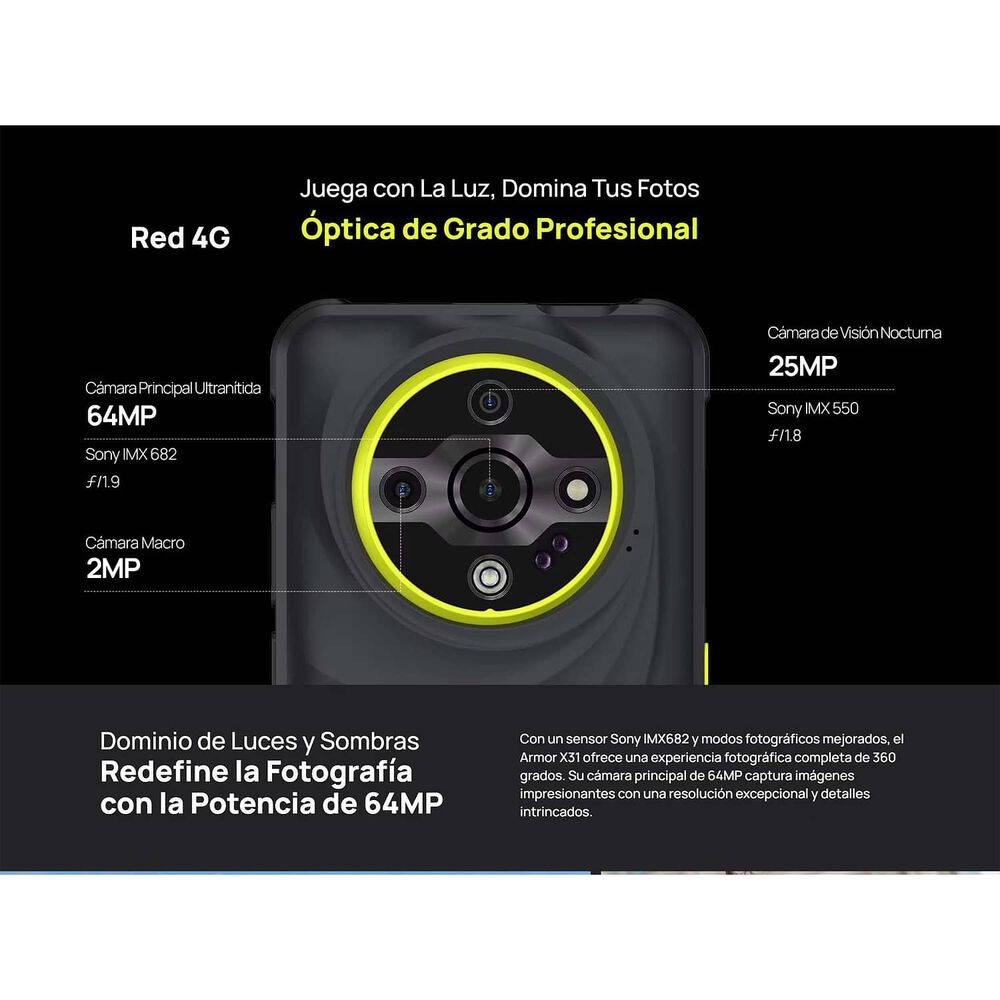Ulefone Armor X31 - Resistencia Extrema, 64mp Y Bater&iacute;a De 6050mah image number 4.0
