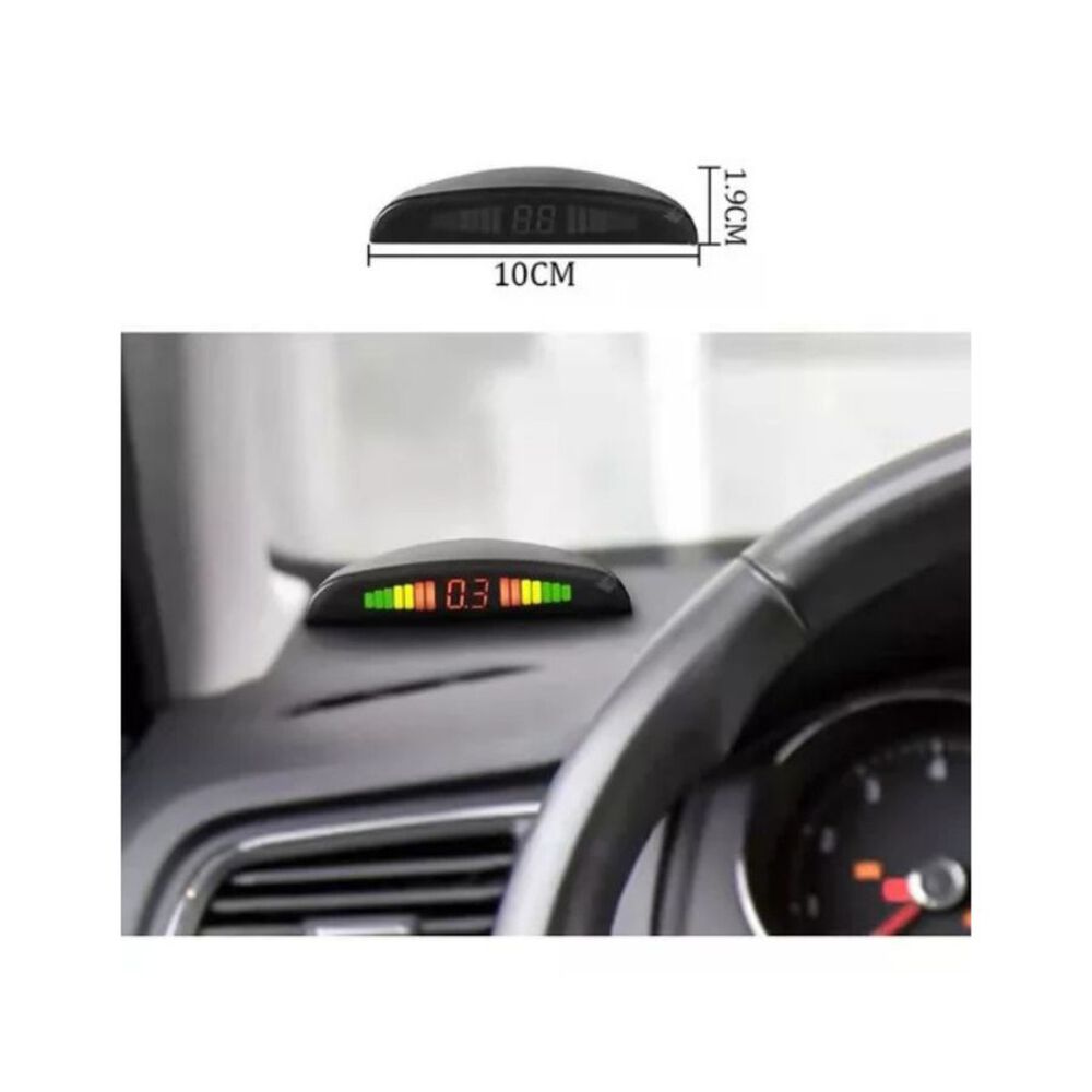Kit Sensor Retroceso Para Automóviles Set 4 Sensores Negro image number 2.0
