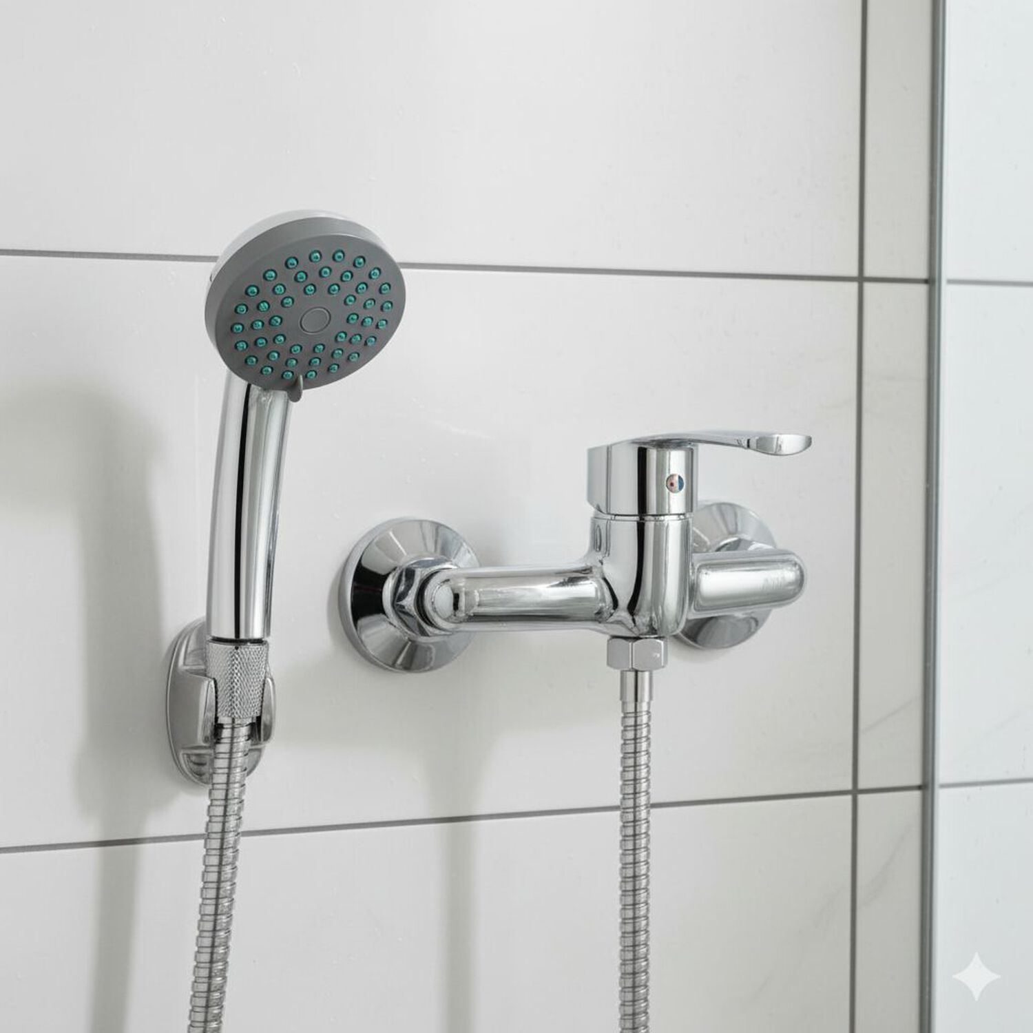 Monomando Llave Grifo Para Ducha Modelo Alabama Pmb Color Cromo image number 2.0