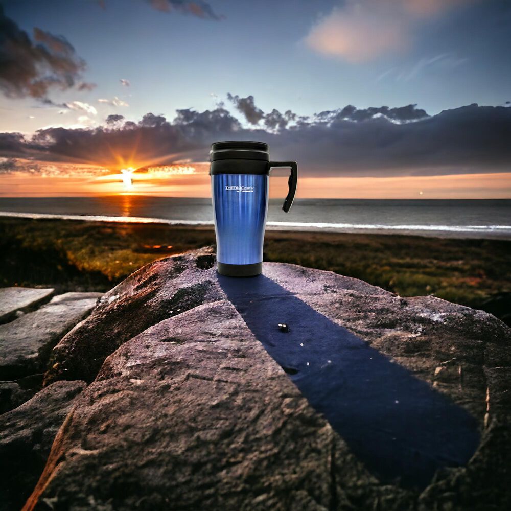 Vaso Térmico De Acero Inoxidable Mug 420 Ml Thermos - Azul image number 4.0
