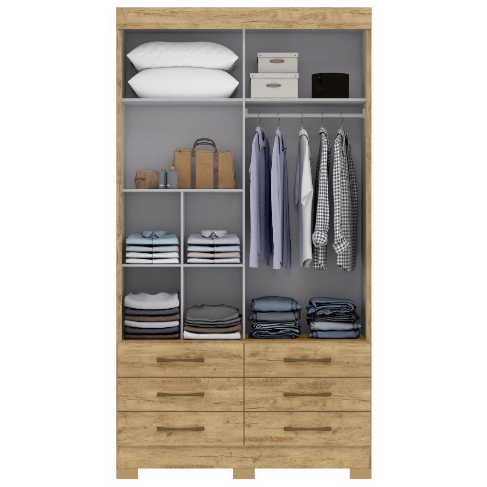 Clóset Di Poretti Design New Moscou / 2 Puertas / 6 Cajones image number 2.0