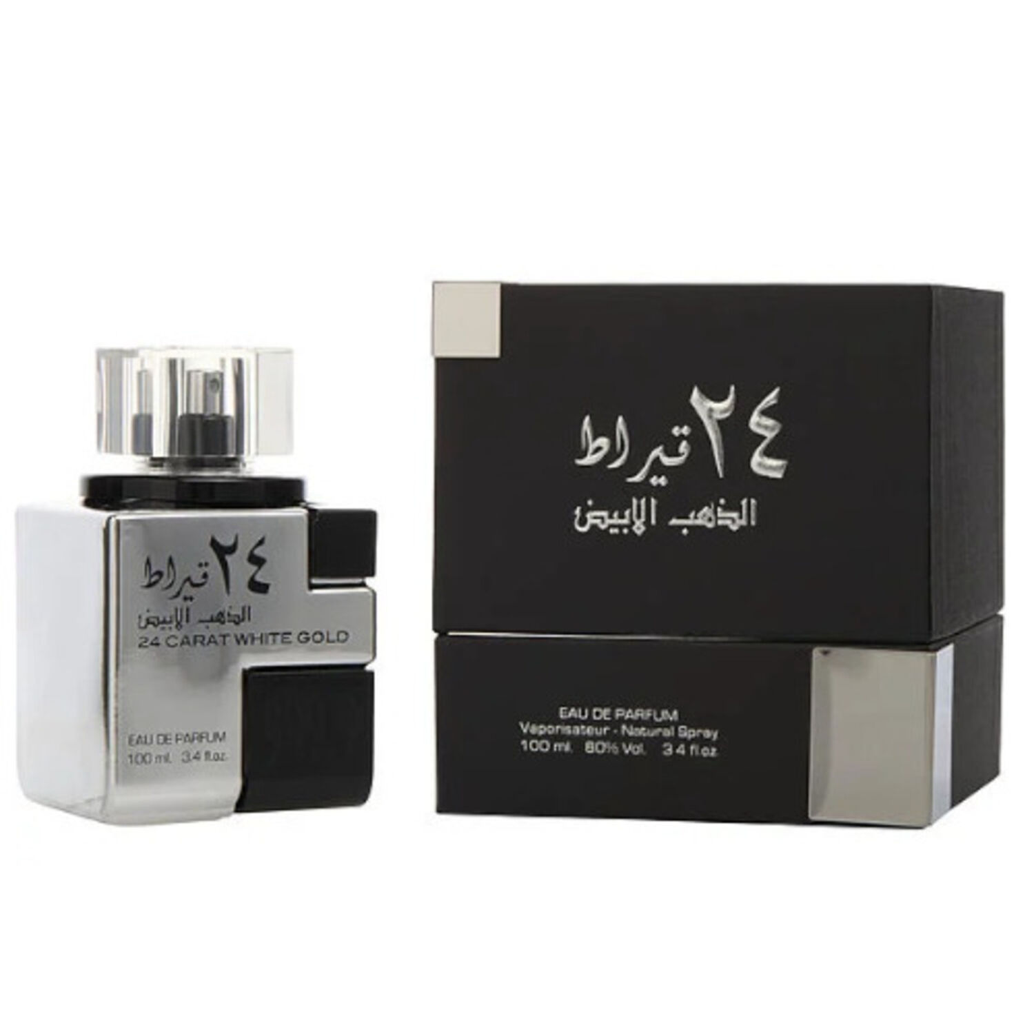 Lattafa 24 Carat White Gold Edp 100ml image number 0.0