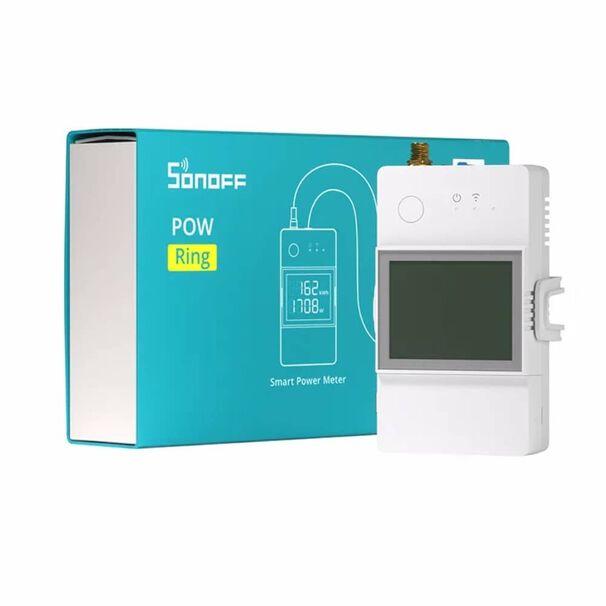 Interruptor Wifi Medici&oacute;n De Energ&iacute;a Sonoff Pow Ring 100a