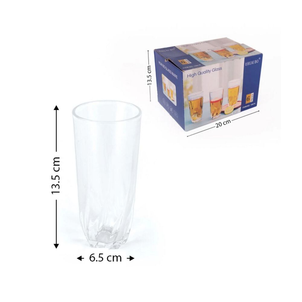 Set 6 Vasos Vidrio Sevilla 375 Ml image number 2.0