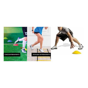 Kit Entrenamiento 3 Vallas + Escalerilla + 10 Obst&aacute;culos - Ps