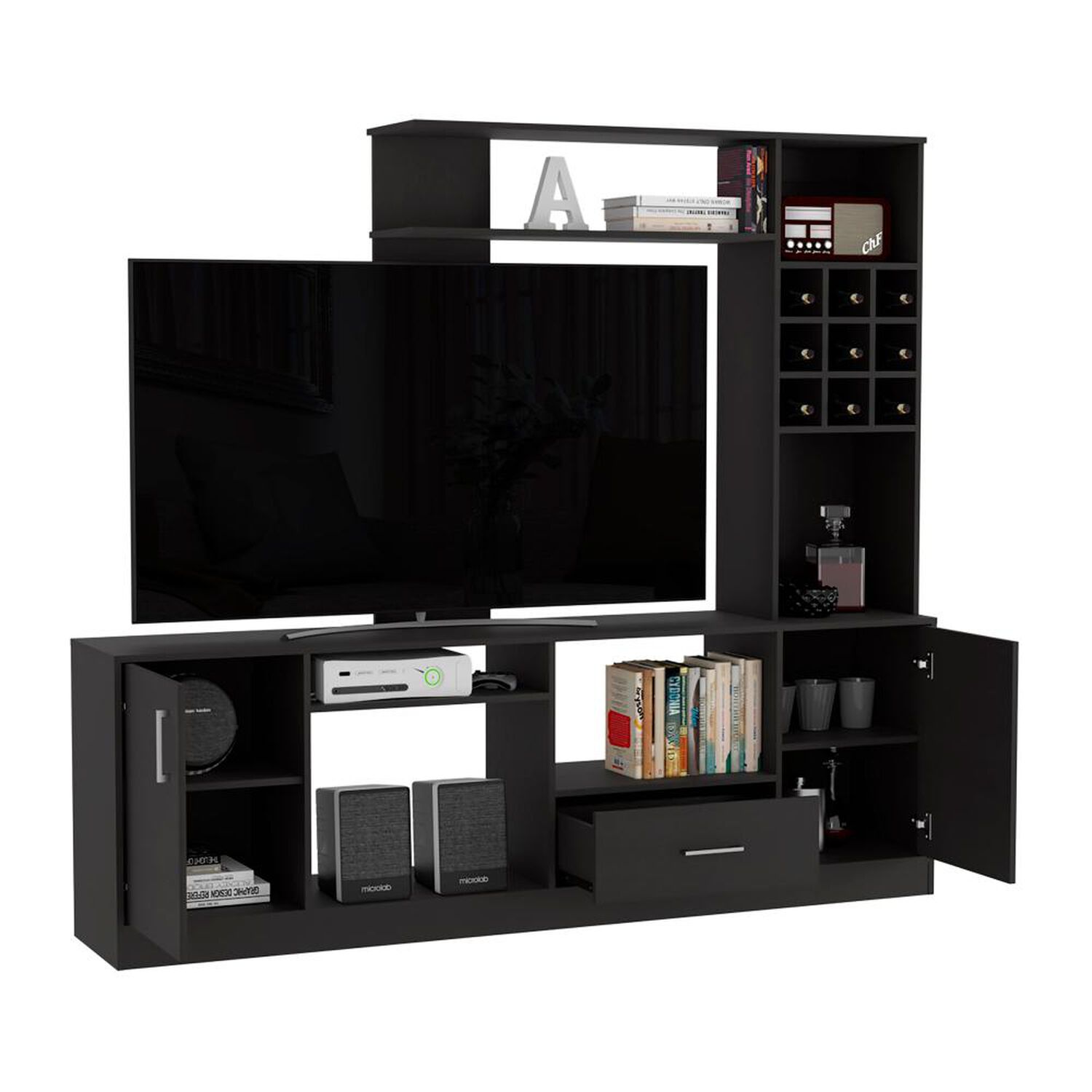 Estante Tv 60" Con Bar Kava Beijing - Rovere Tuhome image number 6.0