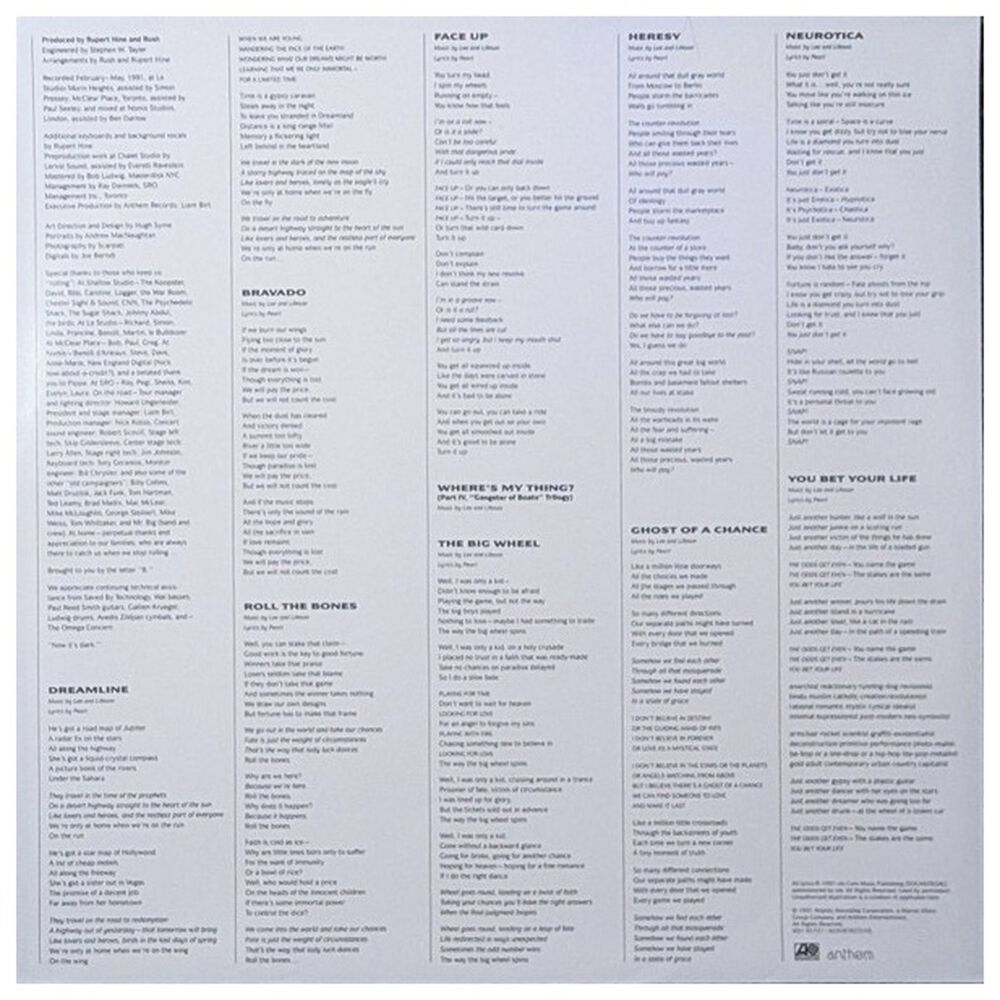 Rush - Roll The Bones (syeor) | Vinilo image number 4.0