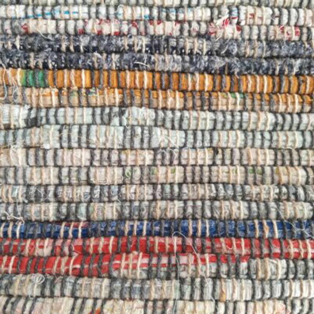 Alfombra Chindi Pequeña Gris image number 2.0