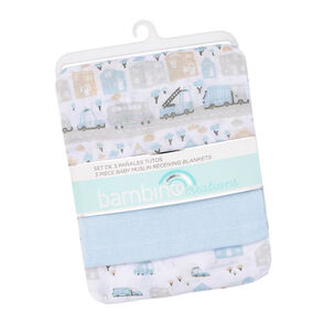 Tuto Pa&ntilde;al De Algod&oacute;n Bambino Para Bebes Guagua Set 3 Tutto