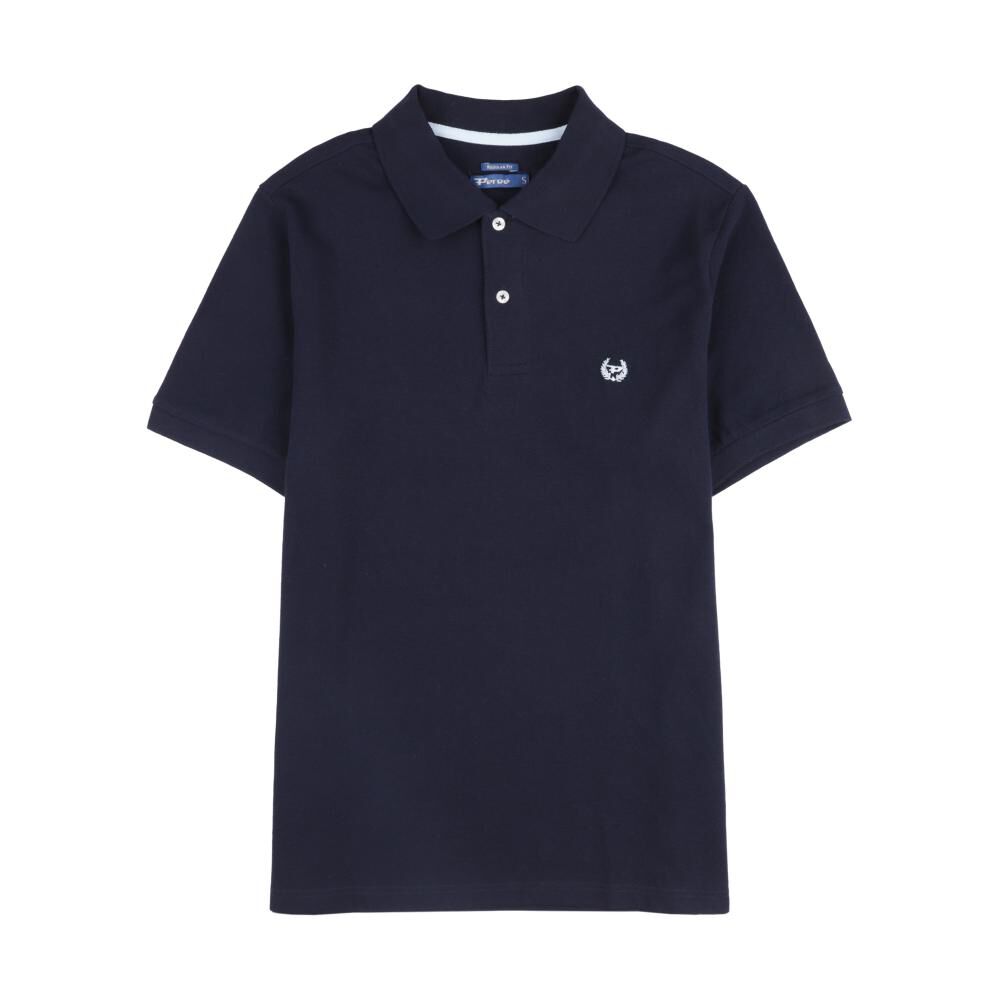 Polera Lisa Regular Manga Corta Cuello Piqu&eacute; Hombre Peroe image number 0.0