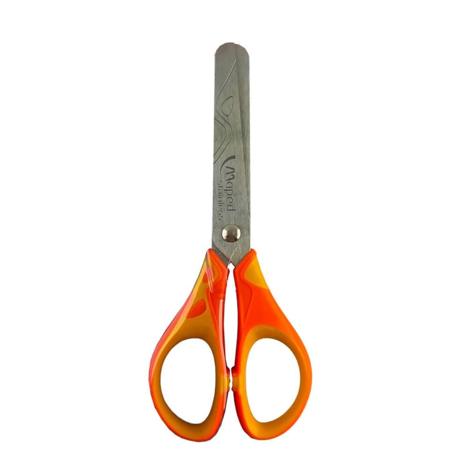 Pack X 4 Tijera Mango Naranja Soft 13 Cm Maped image number 1.0