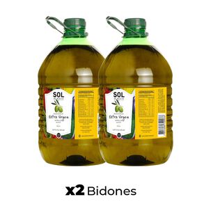 Aceite De Oliva Extra Virgen Sol De Aculeo Blend 2 X 5000 Ml
