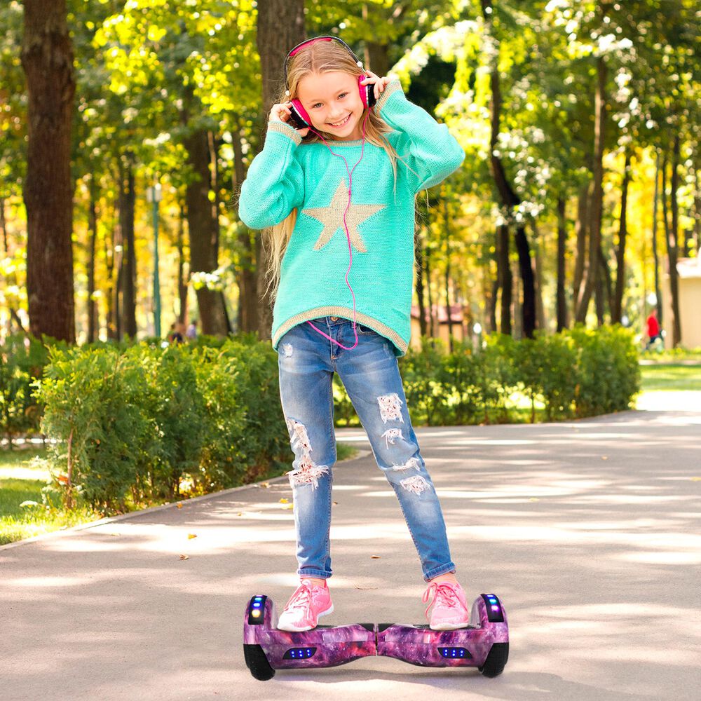 Hoverboard Pro Bluetooth Luces 6,5" 12 Km/h Morado image number 1.0