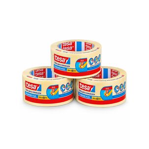 3 Cintas De Enmascarar Masking Tape Tesa 40 Mts X 48 Mm