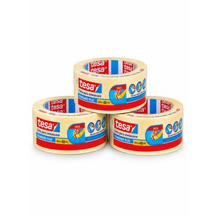 3 Cintas De Enmascarar Masking Tape Tesa 40 Mts X 48 Mm