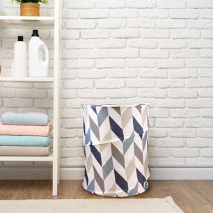 Cesto Para Ropa Plegable Nautica Home 42x55cm Multicolor