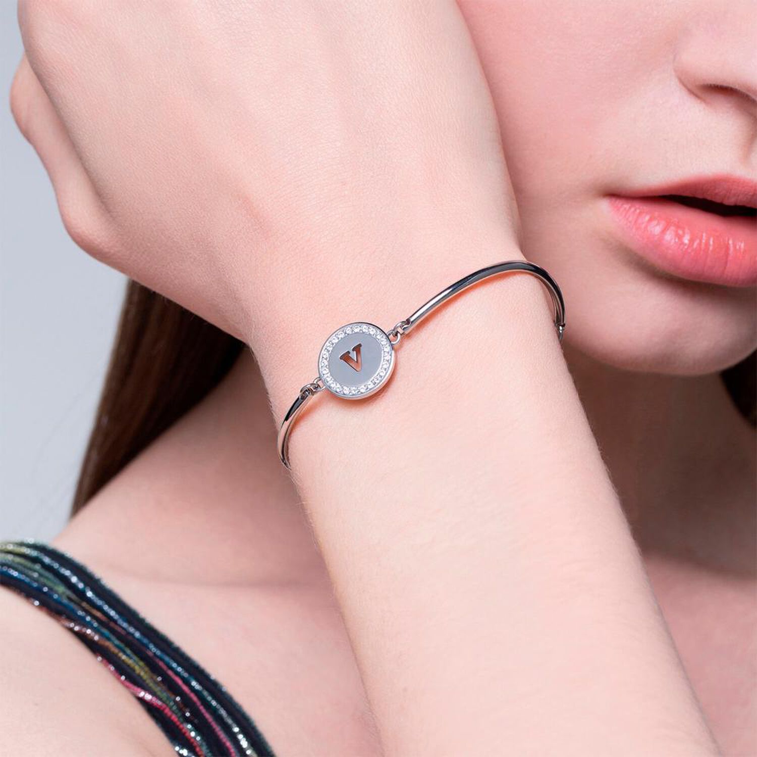 Pulsera Brosway Chakra Plateada Bhk145 image number 1.0
