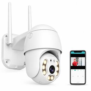 C&aacute;mara De Seguridad Rob&oacute;tica 1080p Ptz Wifi Waterproof Ip66
