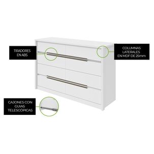 Comoda Di Poretti Design Comoda Urban / 8 Cajones