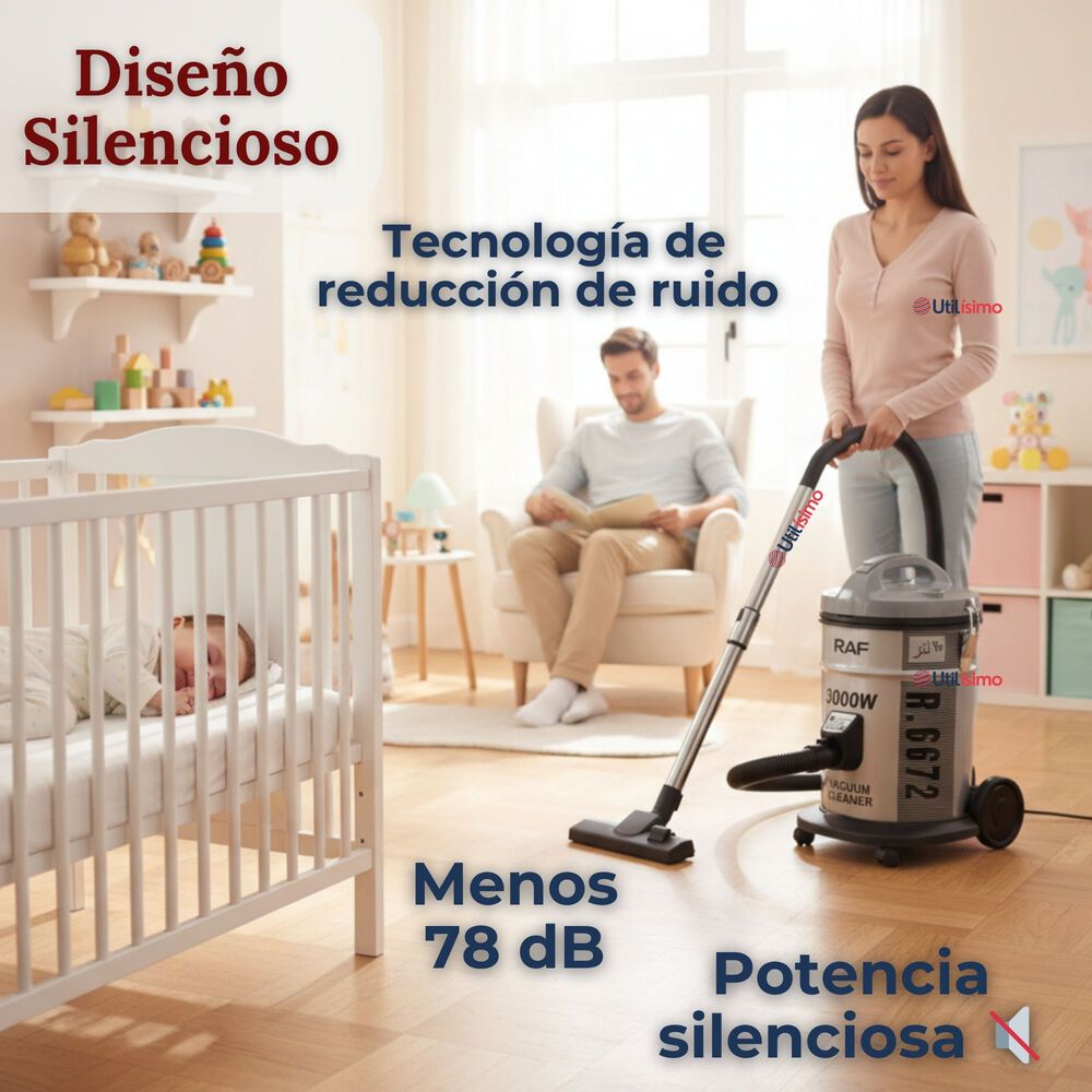 Aspiradora Vacuum Cicl&oacute;nica Succi&oacute;n Fuerte 3000w Potente 25 Litros image number 6.0