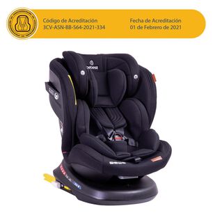 Silla De Auto Bebesit Convertible Isofix Supra 360&ordm; Premium Negro