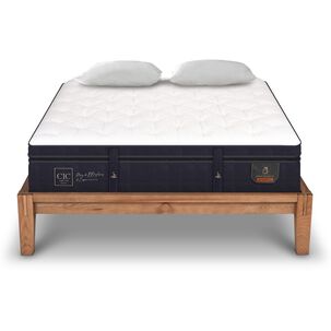 Cama Europea Cic Super Premium / 2 Plazas / Base Normal + Almohadas
