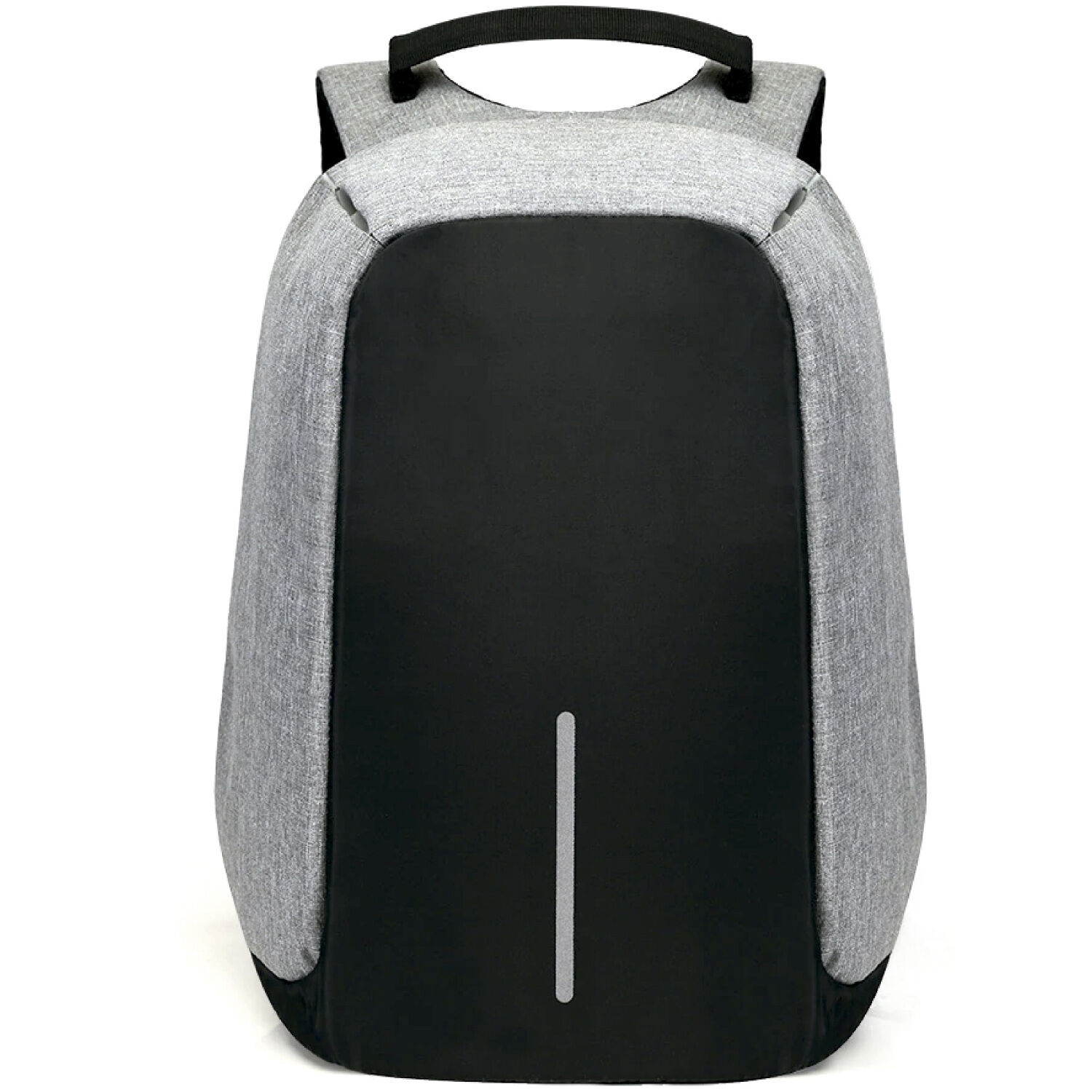 Mochila Antirrobo Impermeable Usb Color Gris - Ps image number 0.0