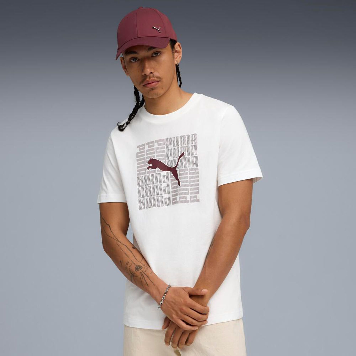 Polera Deportiva Hombre Puma Graphic Box Tee image number 2.0